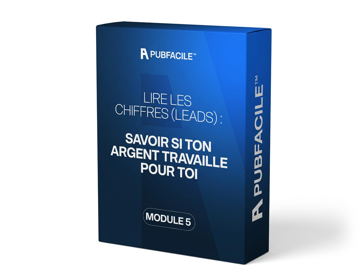 Illustration du module 5 : Lire les chiffres (Contacts / Leads) : savoir si ton argent travaille pour toi