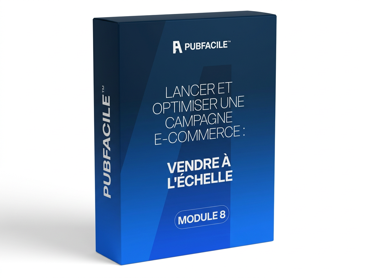 Illustration du module 8 : Lancer et optimiser une campagne de vente en ligne