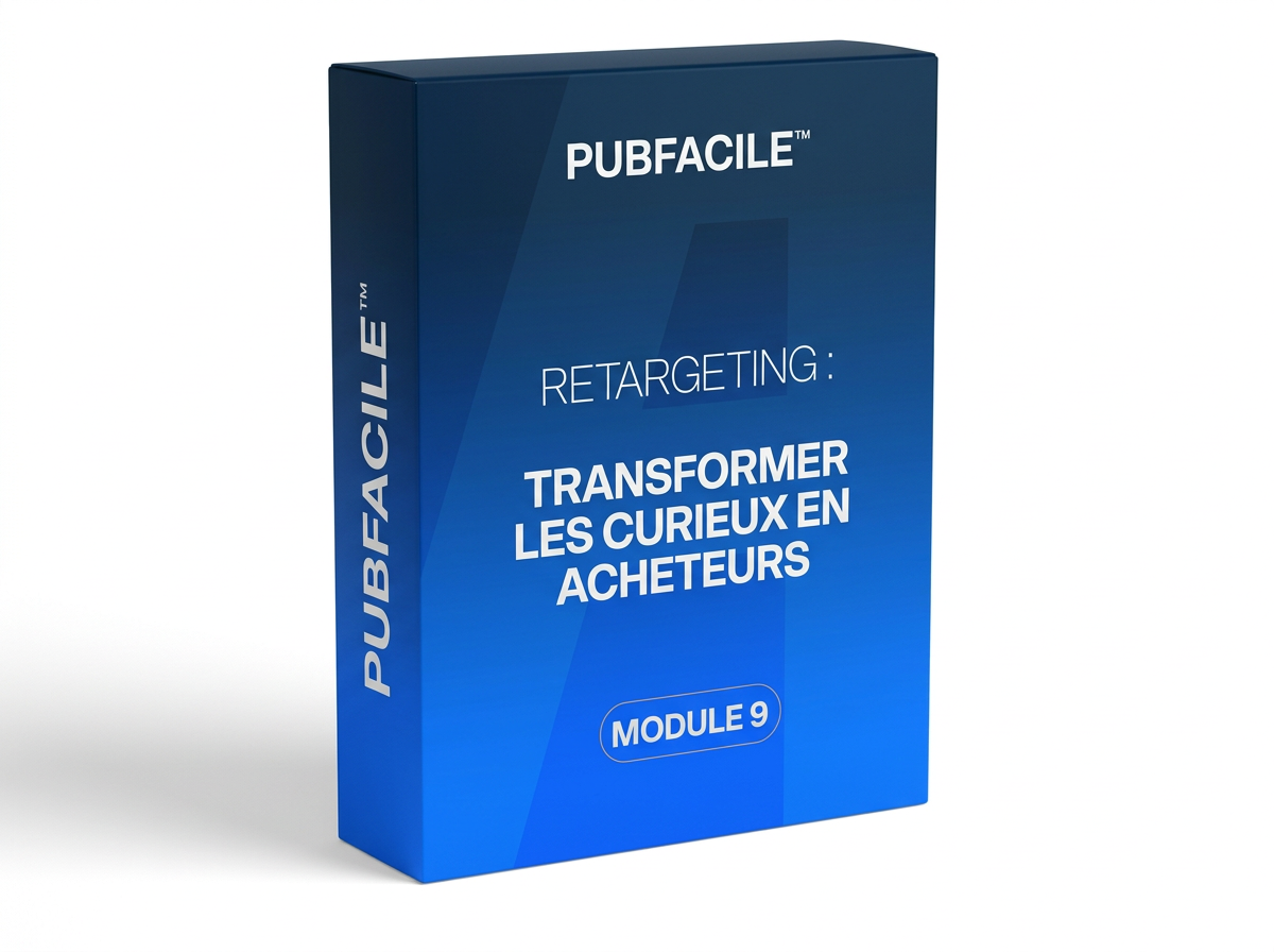 Illustration du module 9 : Le Retargeting : transformer les curieux en acheteurs