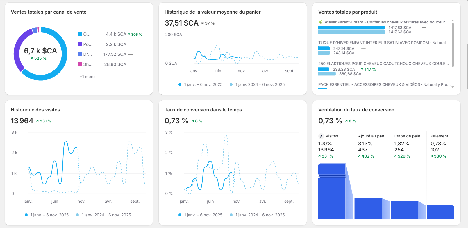 Boutique en ligne : ventes générées par la publicité